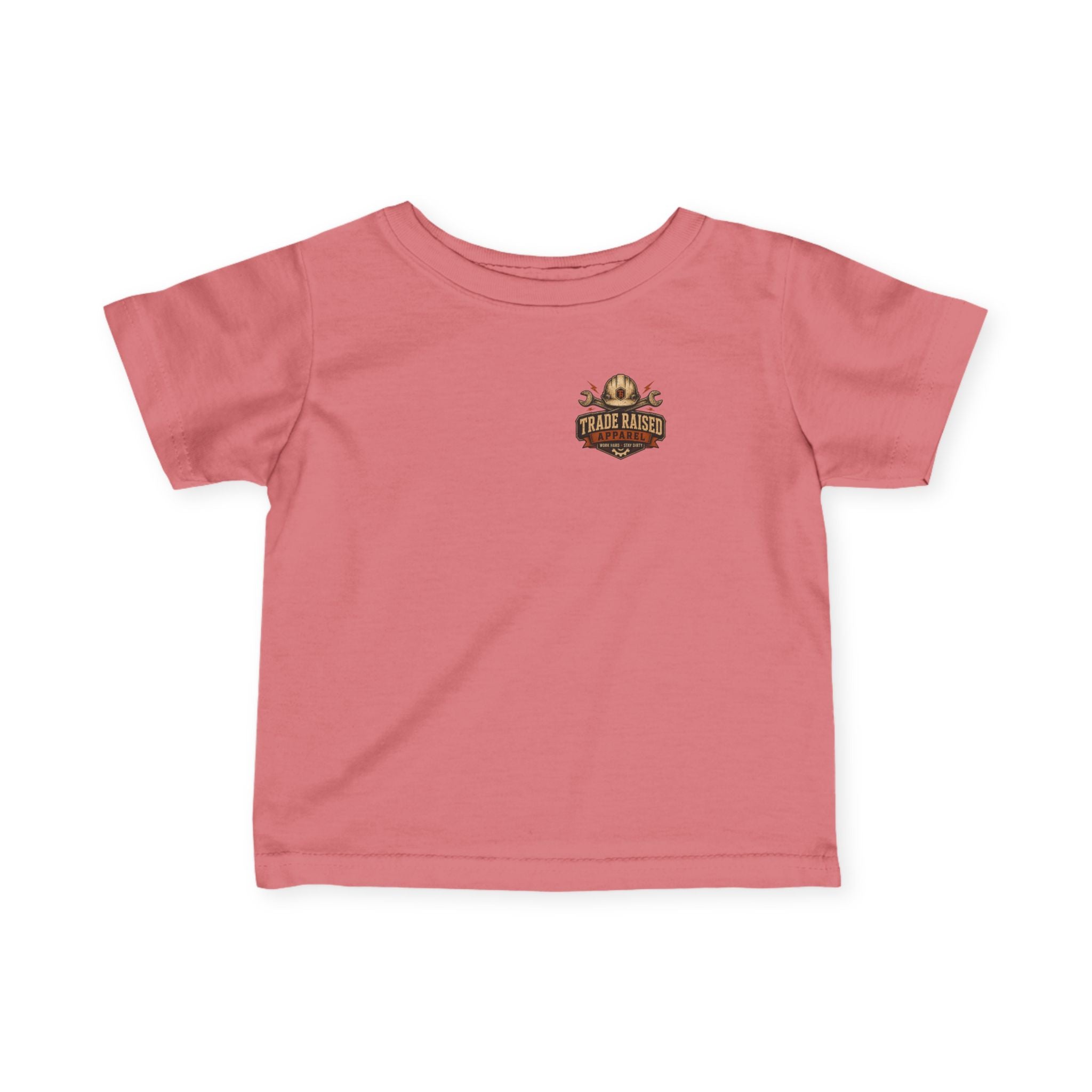 Infant Tee — "Small Boots Big Attitude" Cute Baby Boot Graphic Shirt
