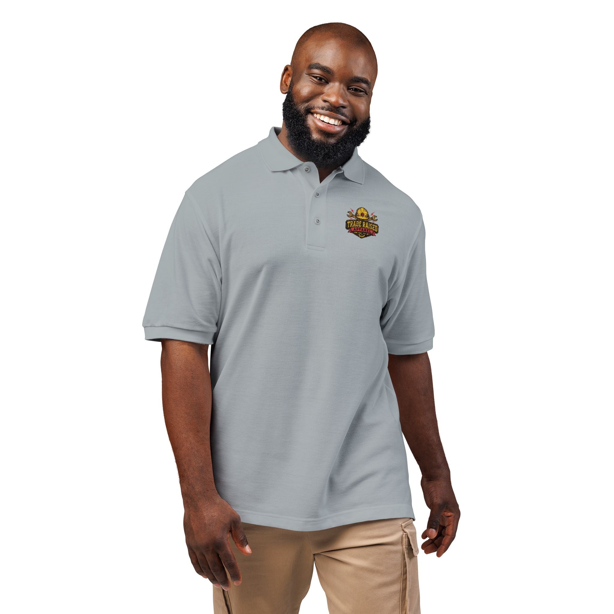 Embroidered Trade Raided Polo Shirt