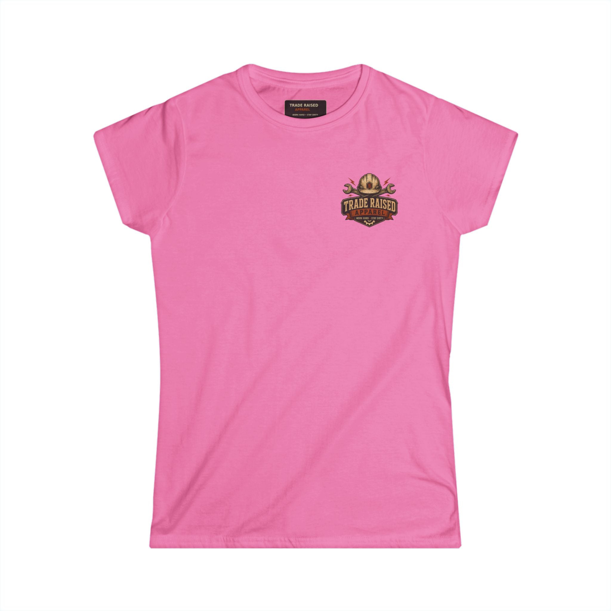 Blue Collar Dollar Women's Tee — "Livin' On That" Skull Workwear T-Shirt