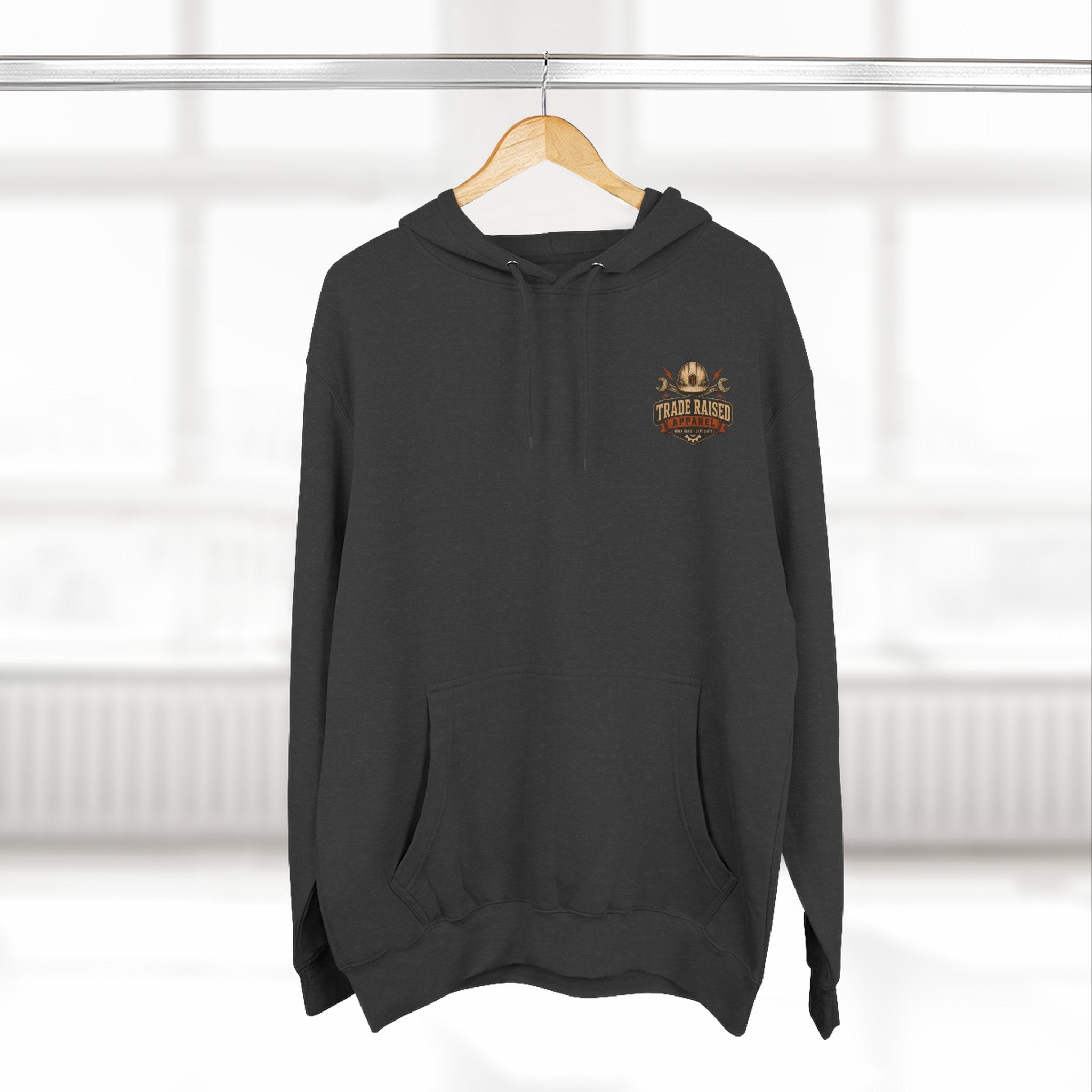 Blue Collar Dollar Skull Hoodie – "Livin' On That Blue Collar Dollar" Fleece Pullover