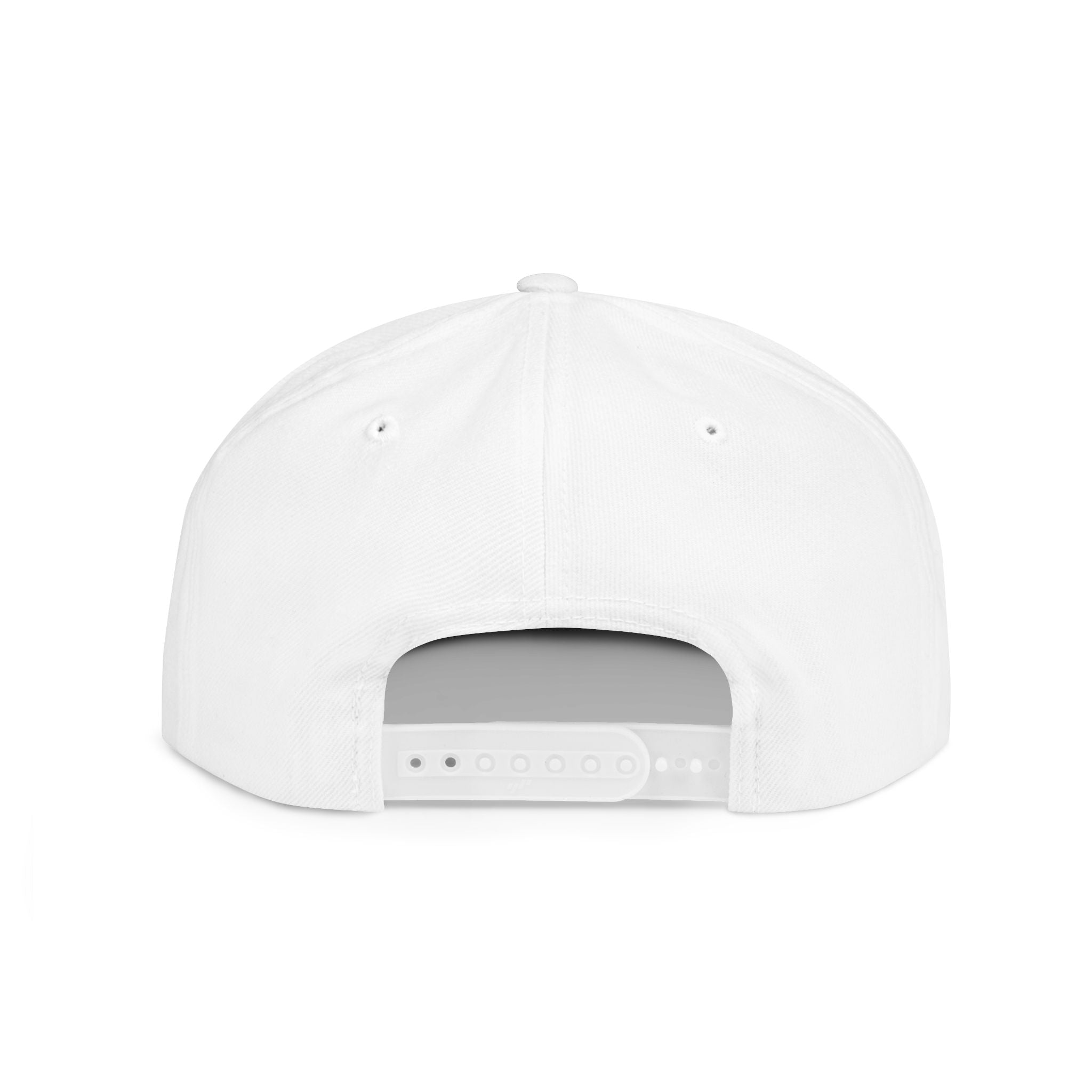 Flat Bill Snapback Hat — "Trade Raised" Logo Cap