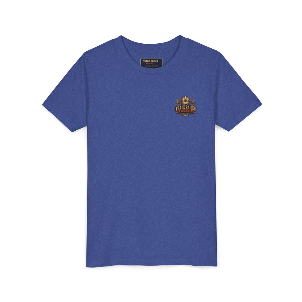 Youth Tee — "Feral & Free" Patriotic Possum Kids' Short Sleeve T-Shirt