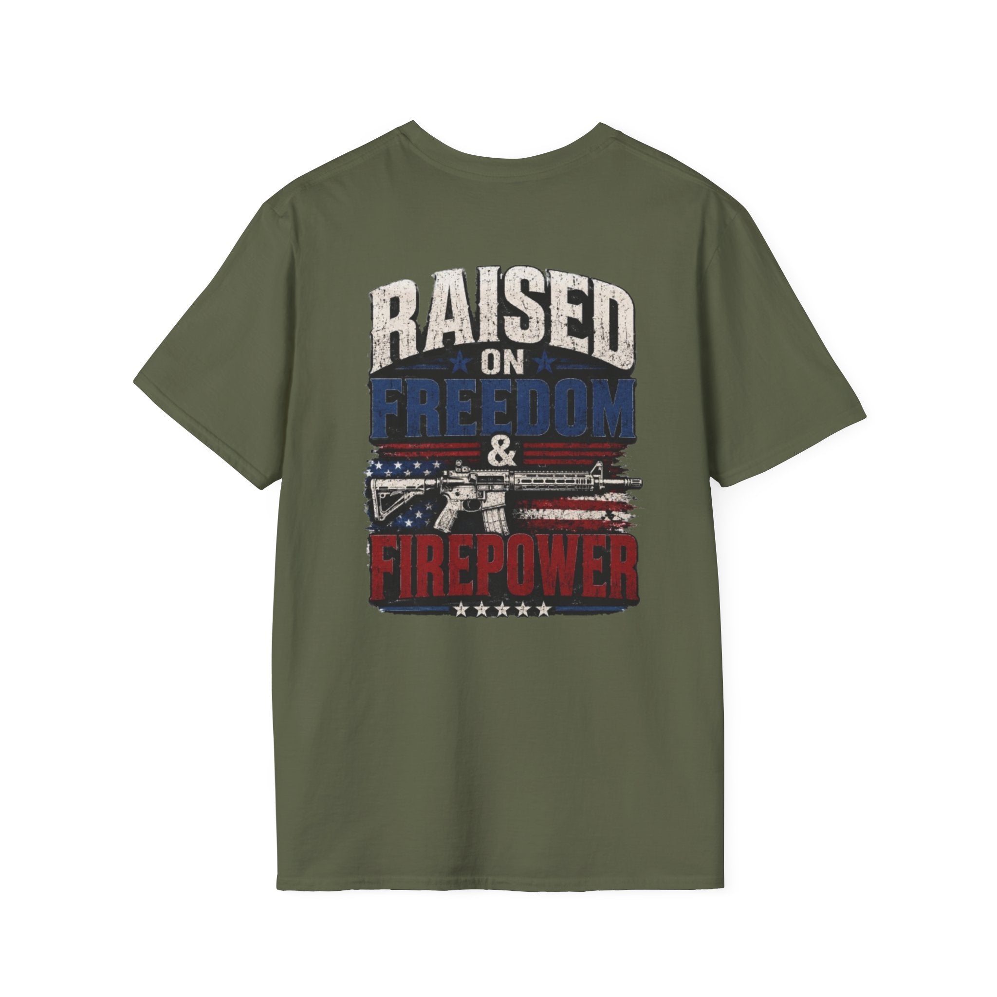 T-Shirt Raised on freedom