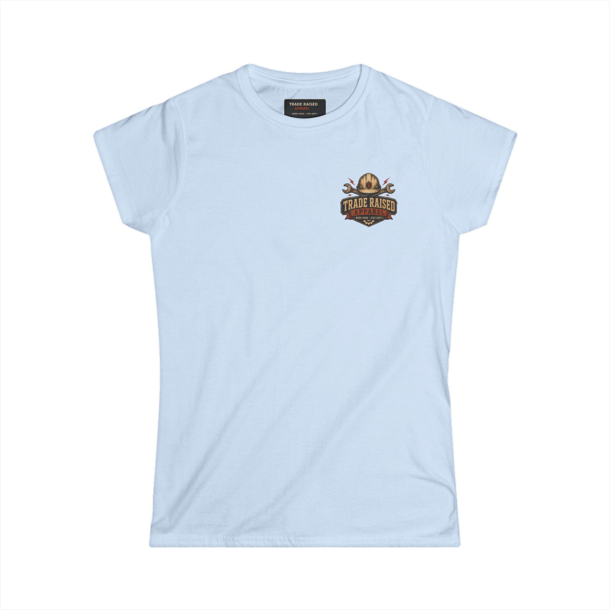 Blue Collar Wife T-Shirt — "Built Tough, Love Hard" Women's Tee
