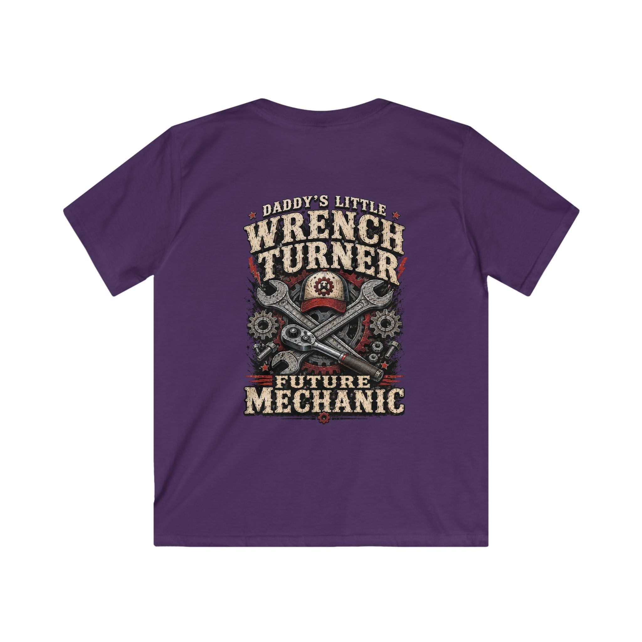 Kids Wrench Turner Tee — Future Mechanic Graphic T-Shirt