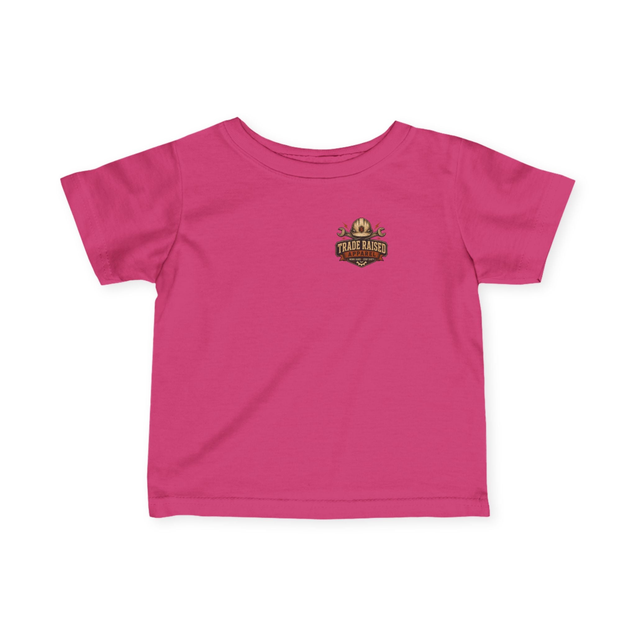 Infant Tee — "Small Boots Big Attitude" Cute Baby Boot Graphic Shirt