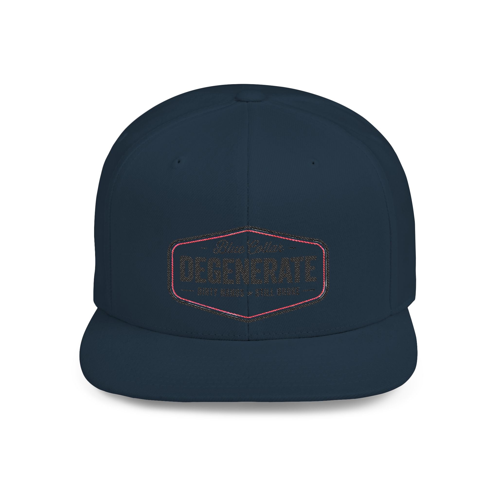 Snapback Hat — "Degenerate" Embroidered