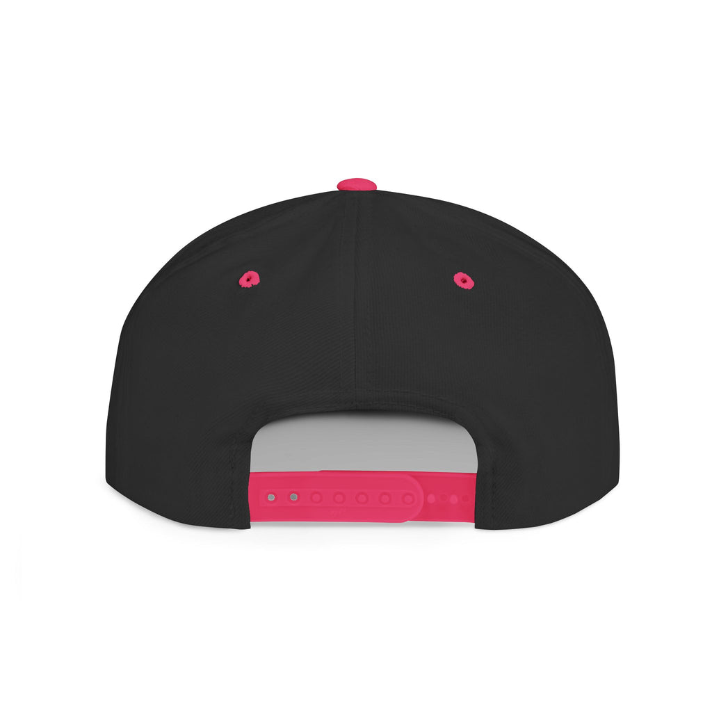 Flat Bill Snapback Hat — "Trade Raised" Logo Cap