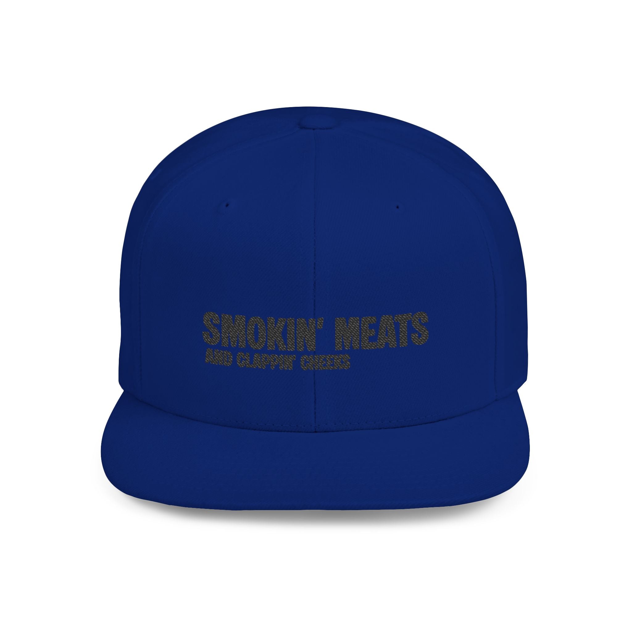 Snapback Hat — "Smokin' Meats and Clappin' Cheeks" BBQ Grill Cap