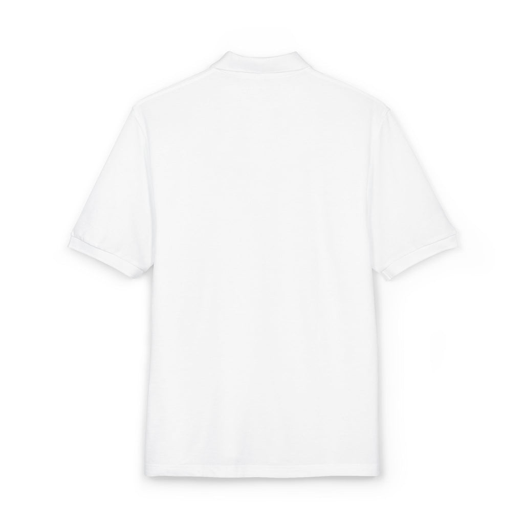 Embroidered Blue Collar Degenerate Polo Shirt