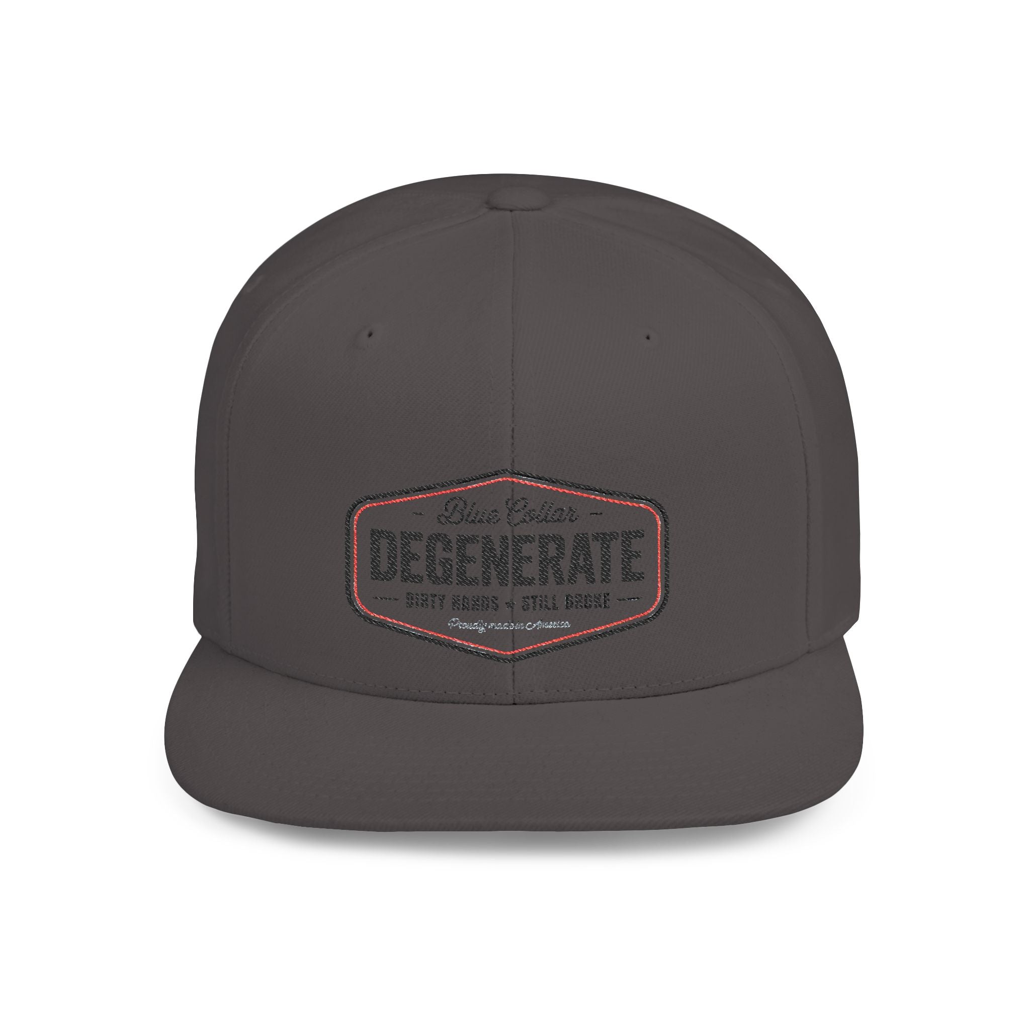 Snapback Hat — "Degenerate" Embroidered