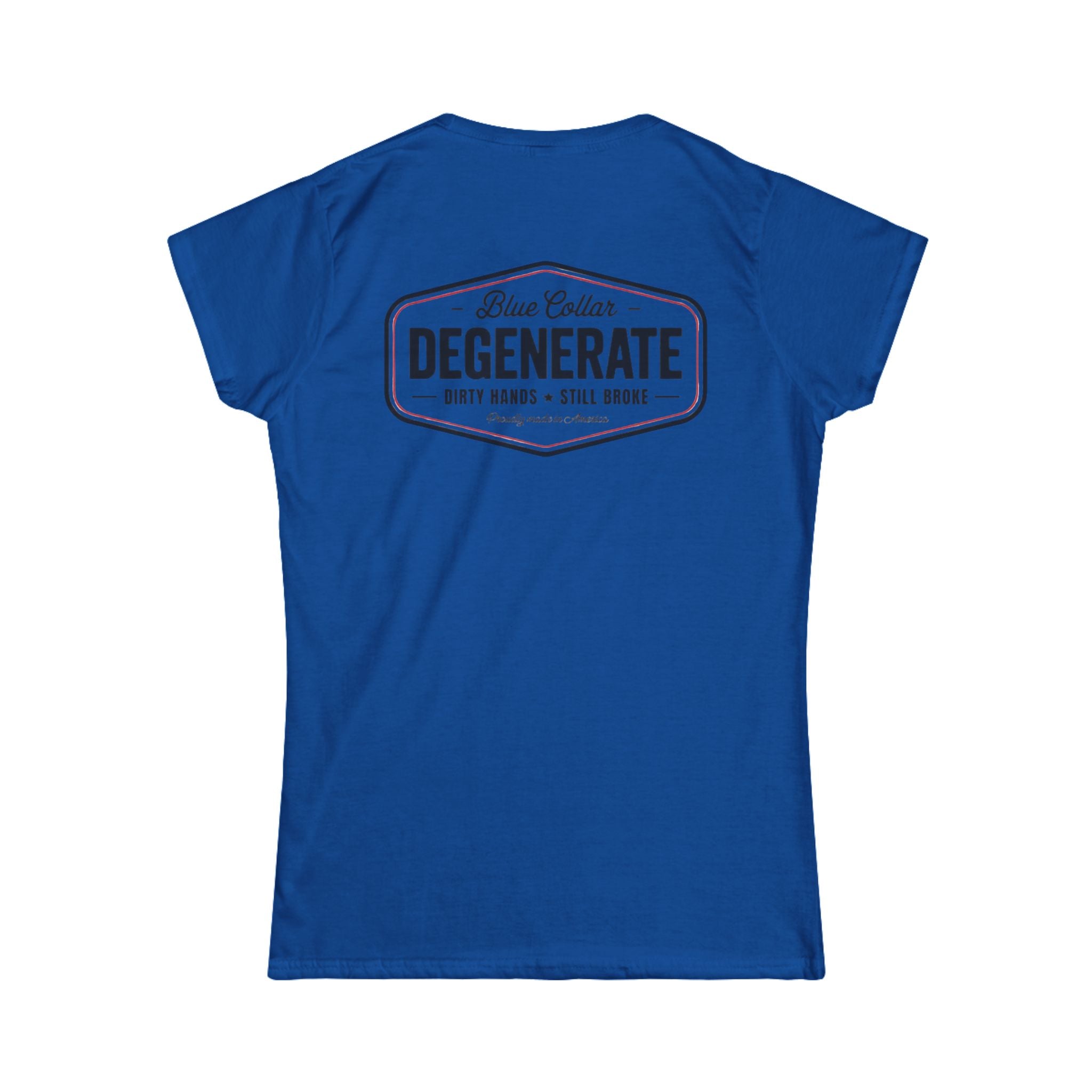 Women's Tee — 'Blue Collar Degenerate' Vintage Workwear Graphic