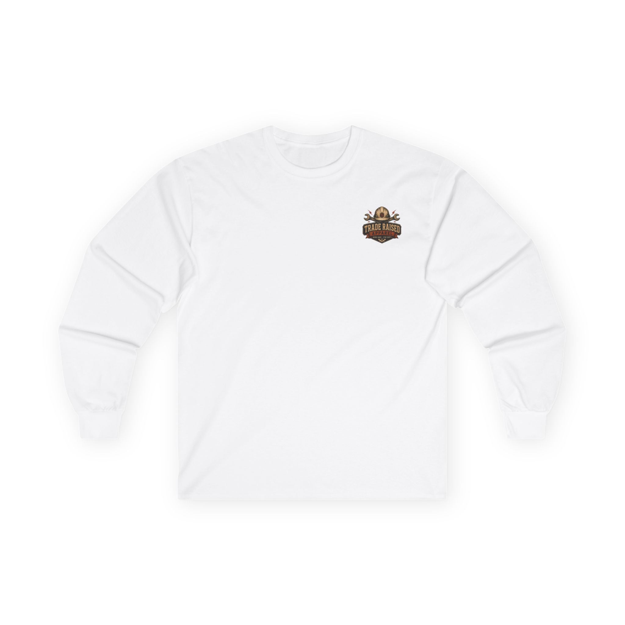 Dirt Hustle Long Sleeve Tee — No Days Off Construction Work Shirt