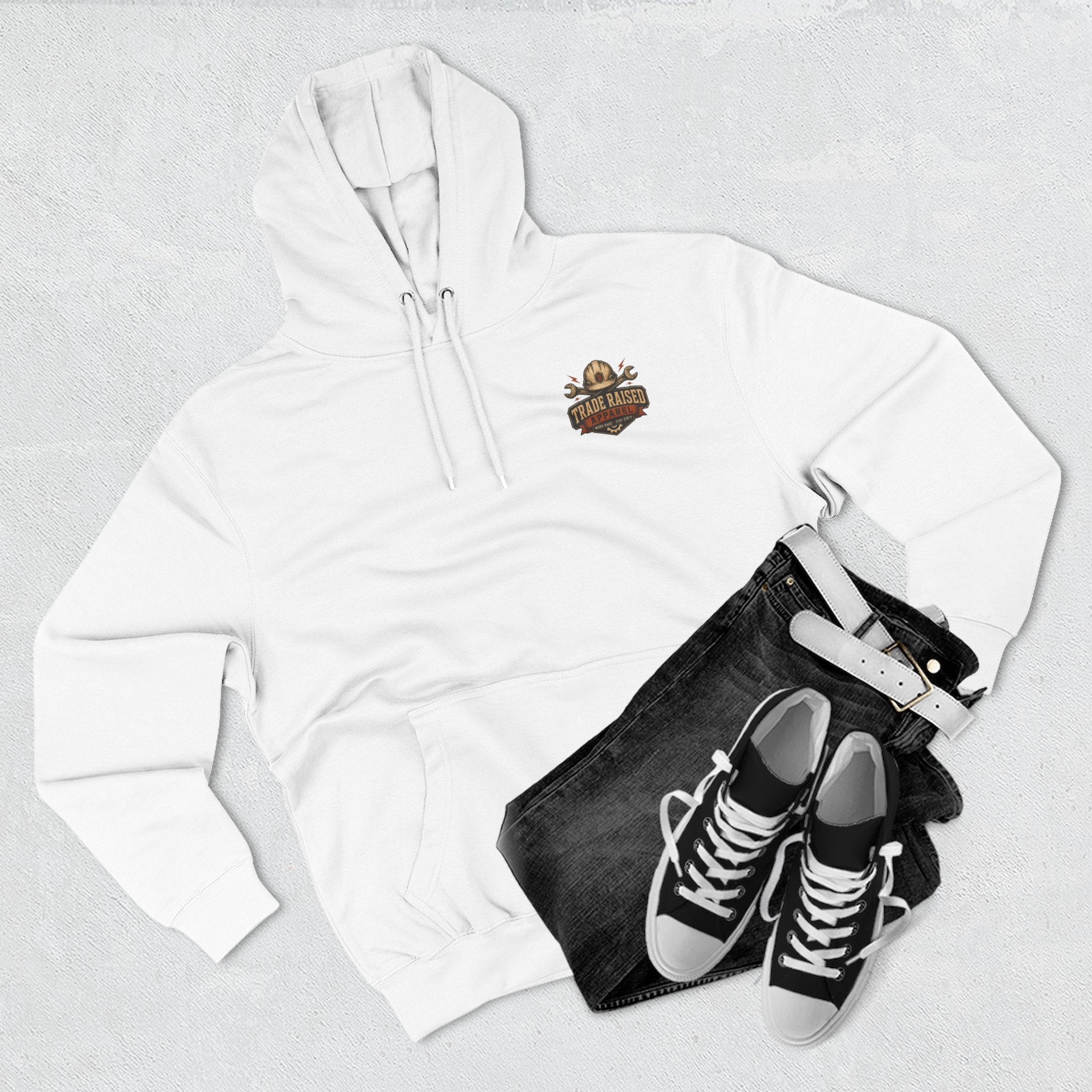 Blue Collar Dollar Skull Hoodie – "Livin' On That Blue Collar Dollar" Fleece Pullover