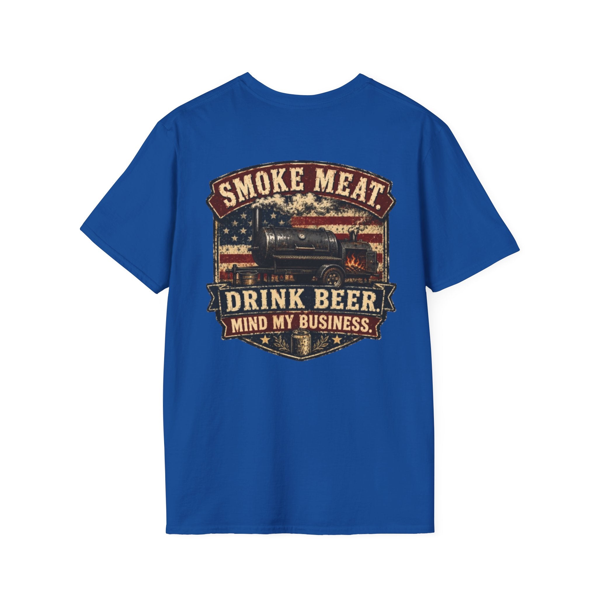 Trade Raised Logo T-Shirt — Vintage Farmer Sunrise Graphic Tee