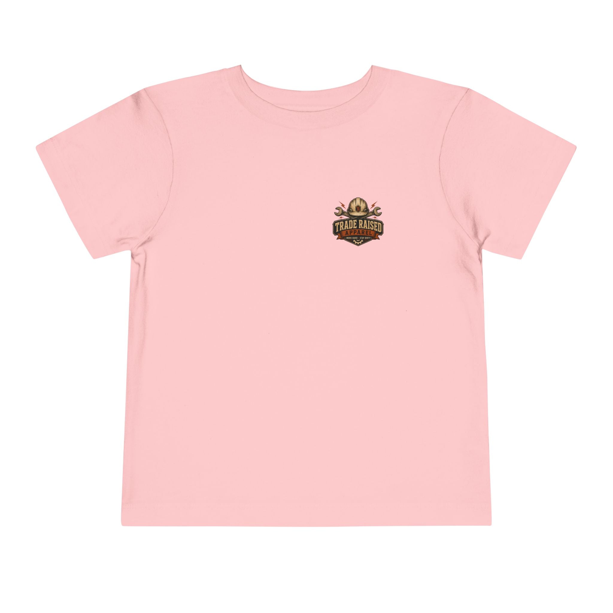 Toddler Tee — "Small Boots Big Jobs" Construction Graphic Shirt
