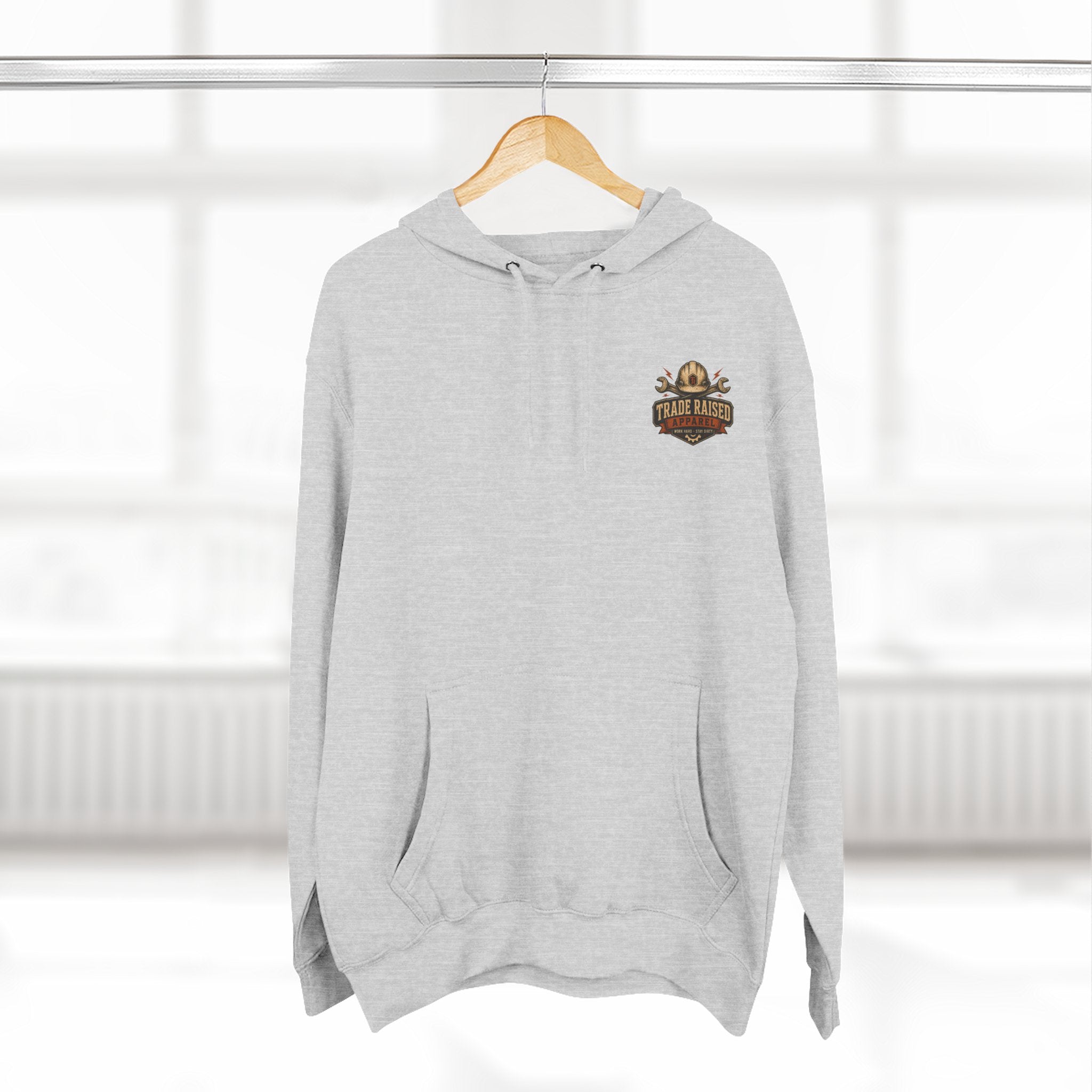 Blue Collar Degenerate Hoodie – 'Degenerate' Workwear Fleece Pullover