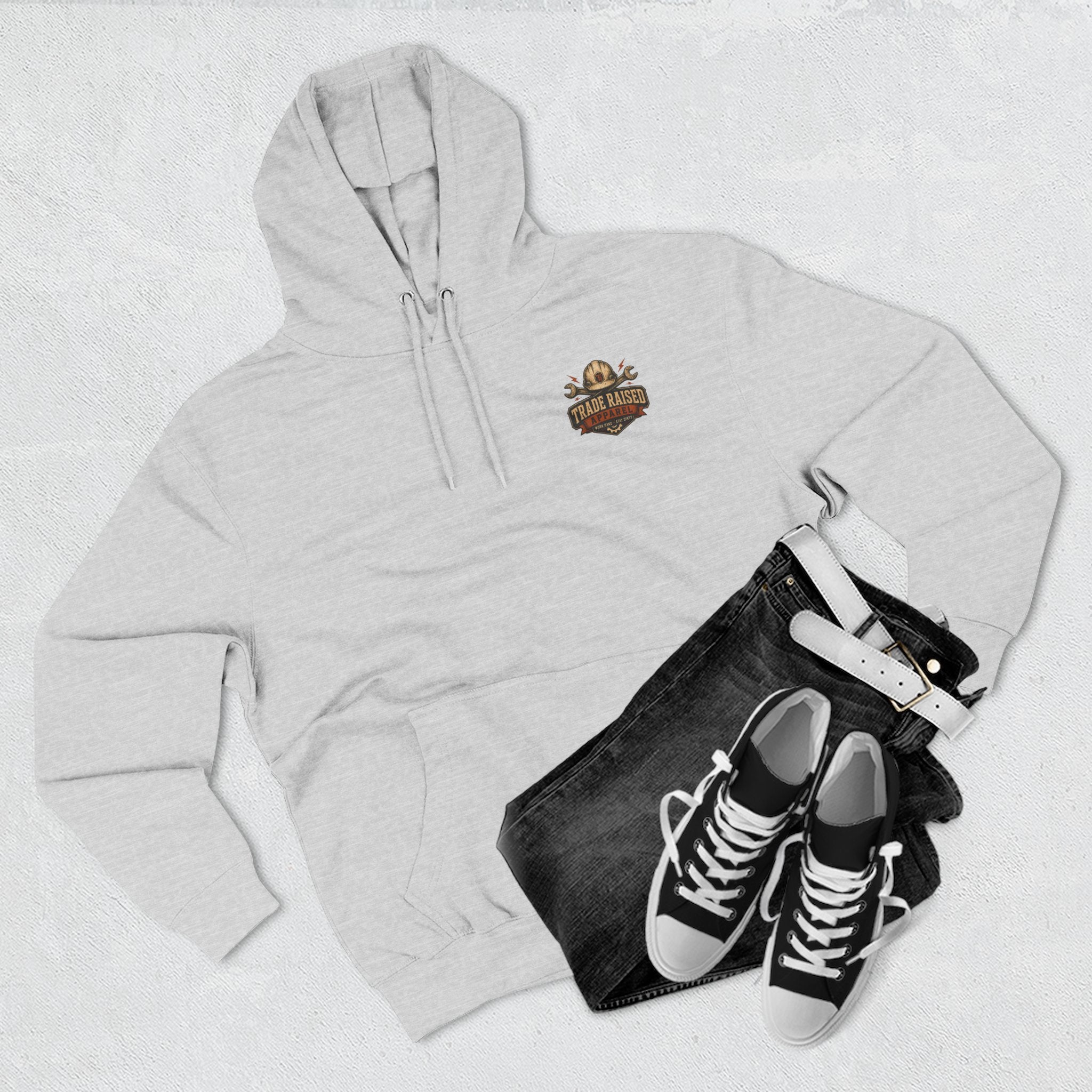 Blue Collar Dollar Skull Hoodie – "Livin' On That Blue Collar Dollar" Fleece Pullover
