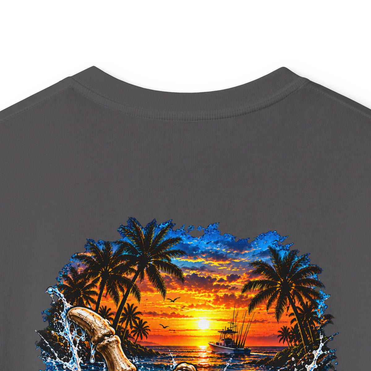 Kids T-Shirt — "Salt Water Heals Everything" Tropical Sunset Beach Tee