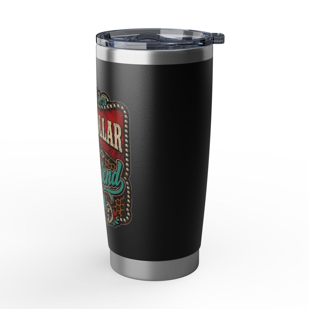 20oz Tumbler — "Blue Collar Girlfriend" Stainless Travel Cup
