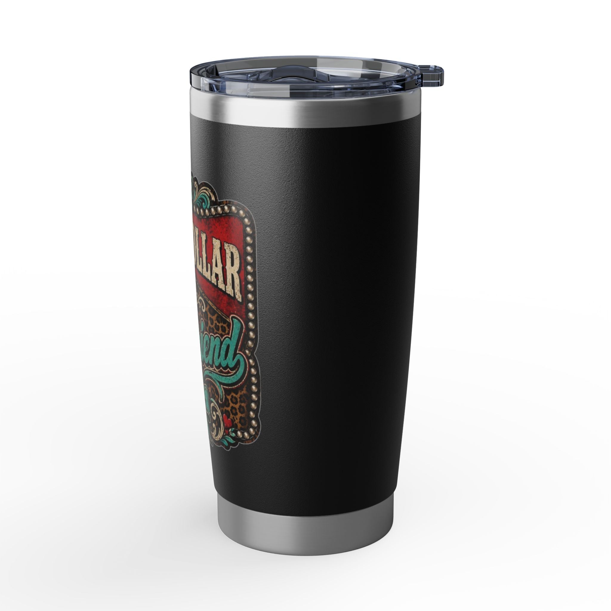 20oz Tumbler — "Blue Collar Girlfriend" Stainless Travel Cup