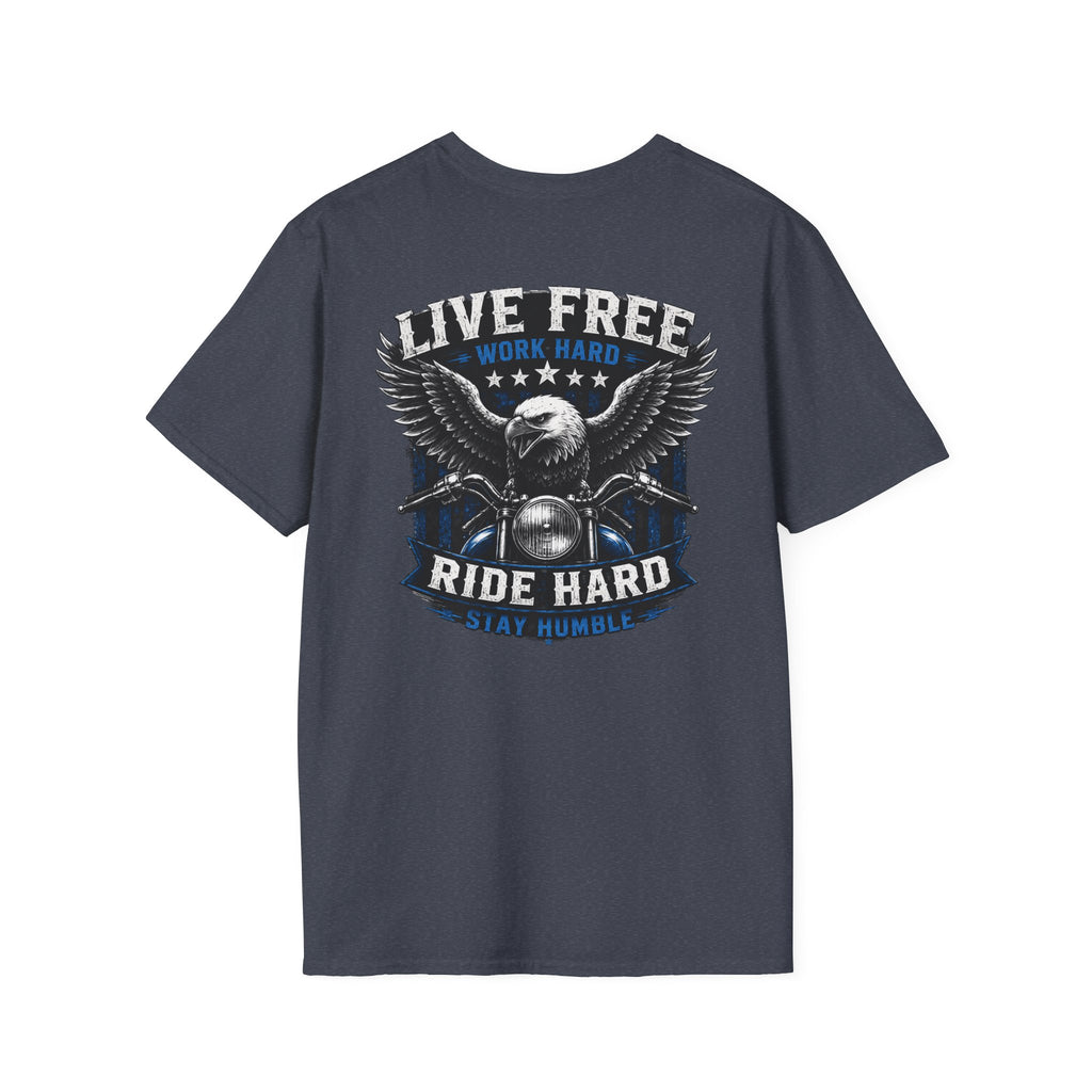 Trade Raised Ride T-Shirt — Vintage Hunting Camp Logo Tee