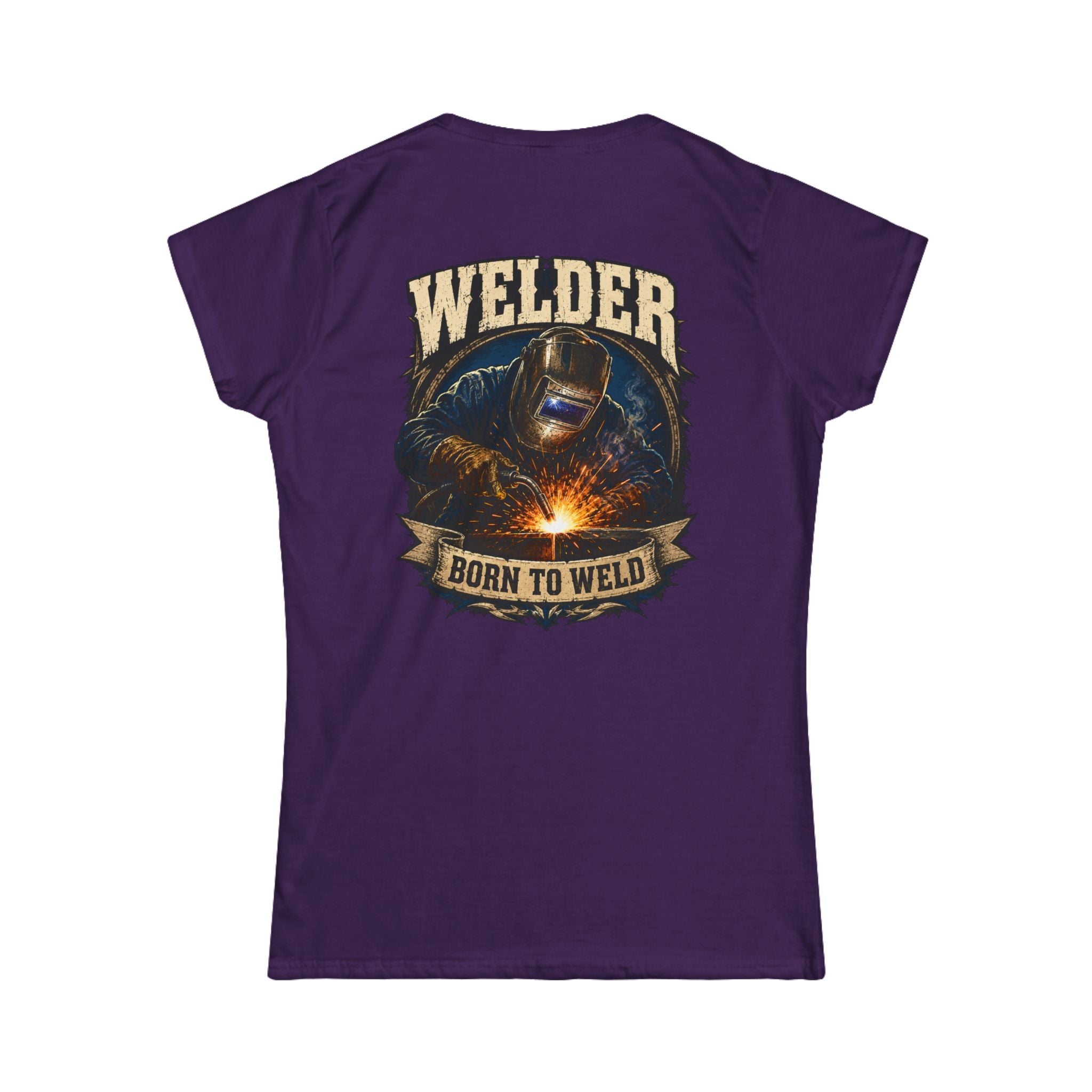 Welder "Born to Weld" Women's Tee — Welding Pride Graphic Shirt