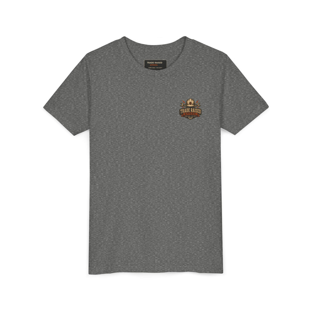 Youth Tee — "Feral & Free" Patriotic Possum Kids' Short Sleeve T-Shirt