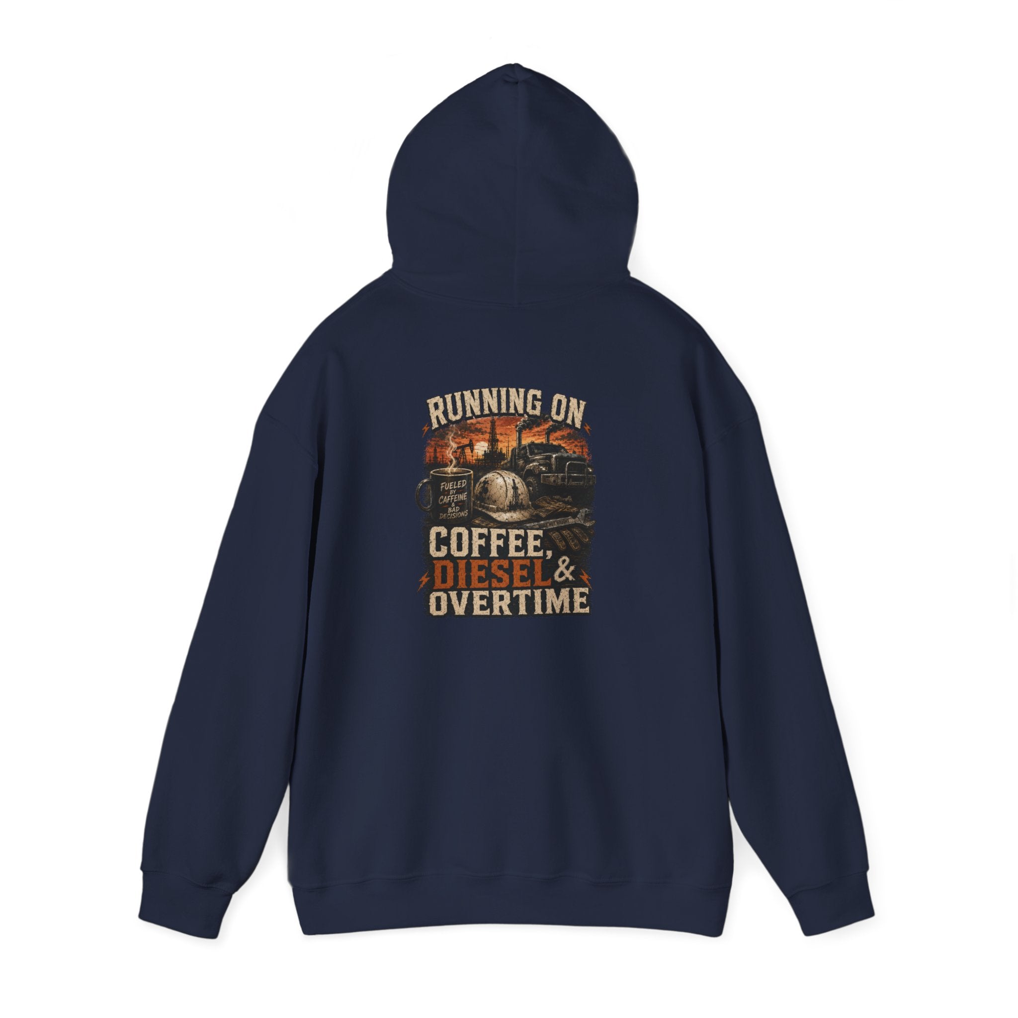 Coffee Diesel Overtime Hoodie