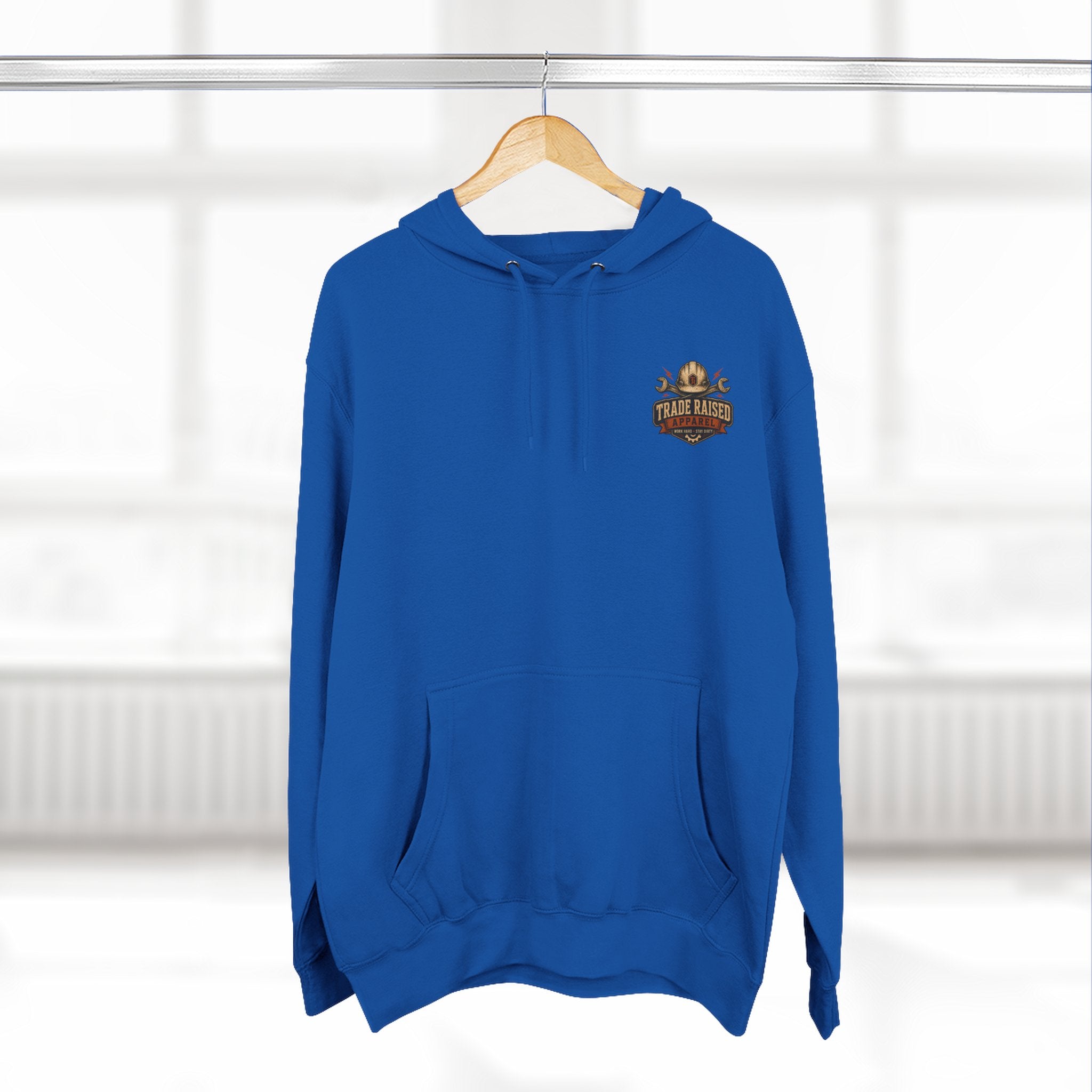 Blue Collar Degenerate Hoodie – 'Degenerate' Workwear Fleece Pullover