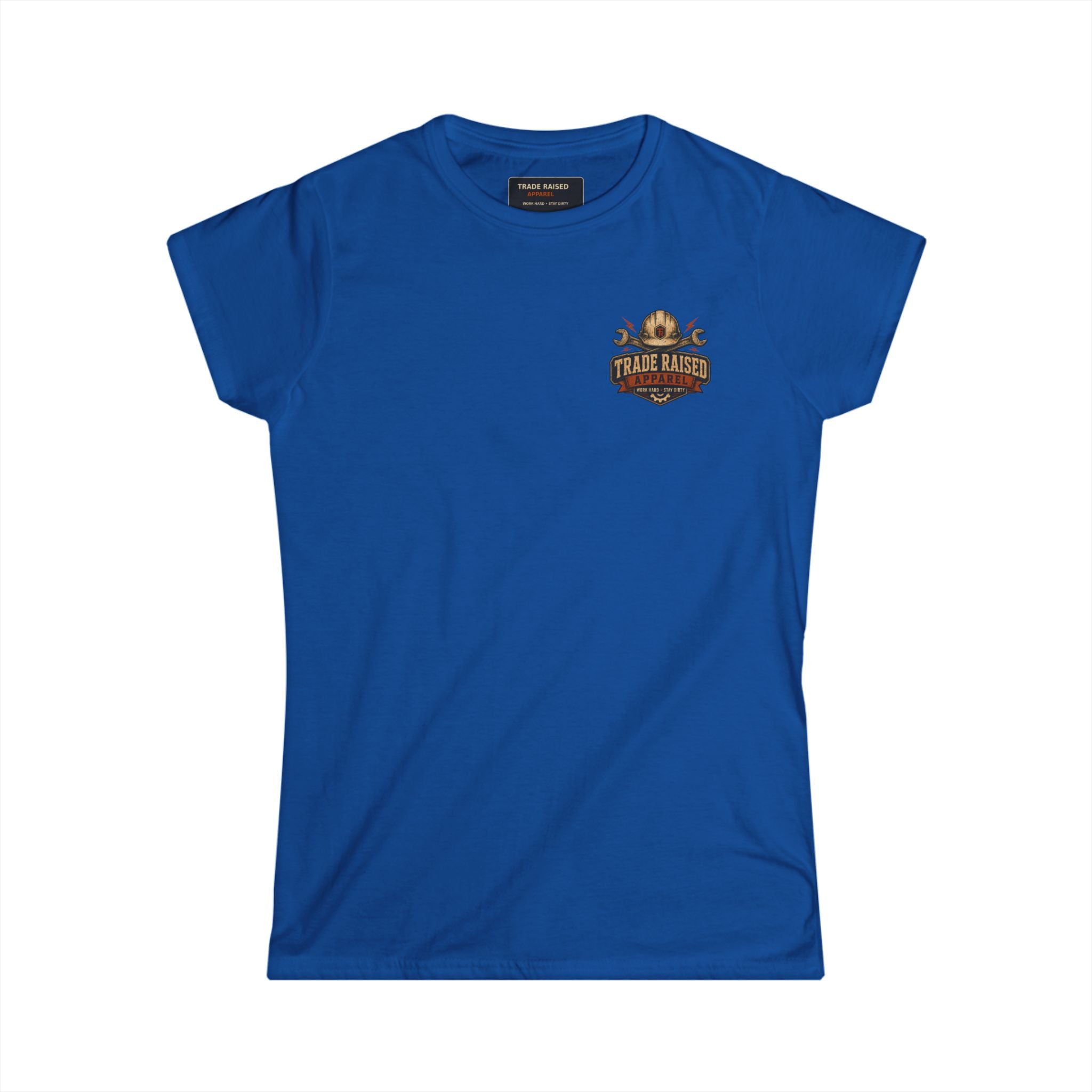 Blue Collar Wife T-Shirt — "Built Tough, Love Hard" Women's Tee