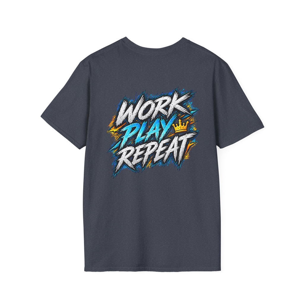 Work Play Repeat T-Shirt —  Graphic Tee