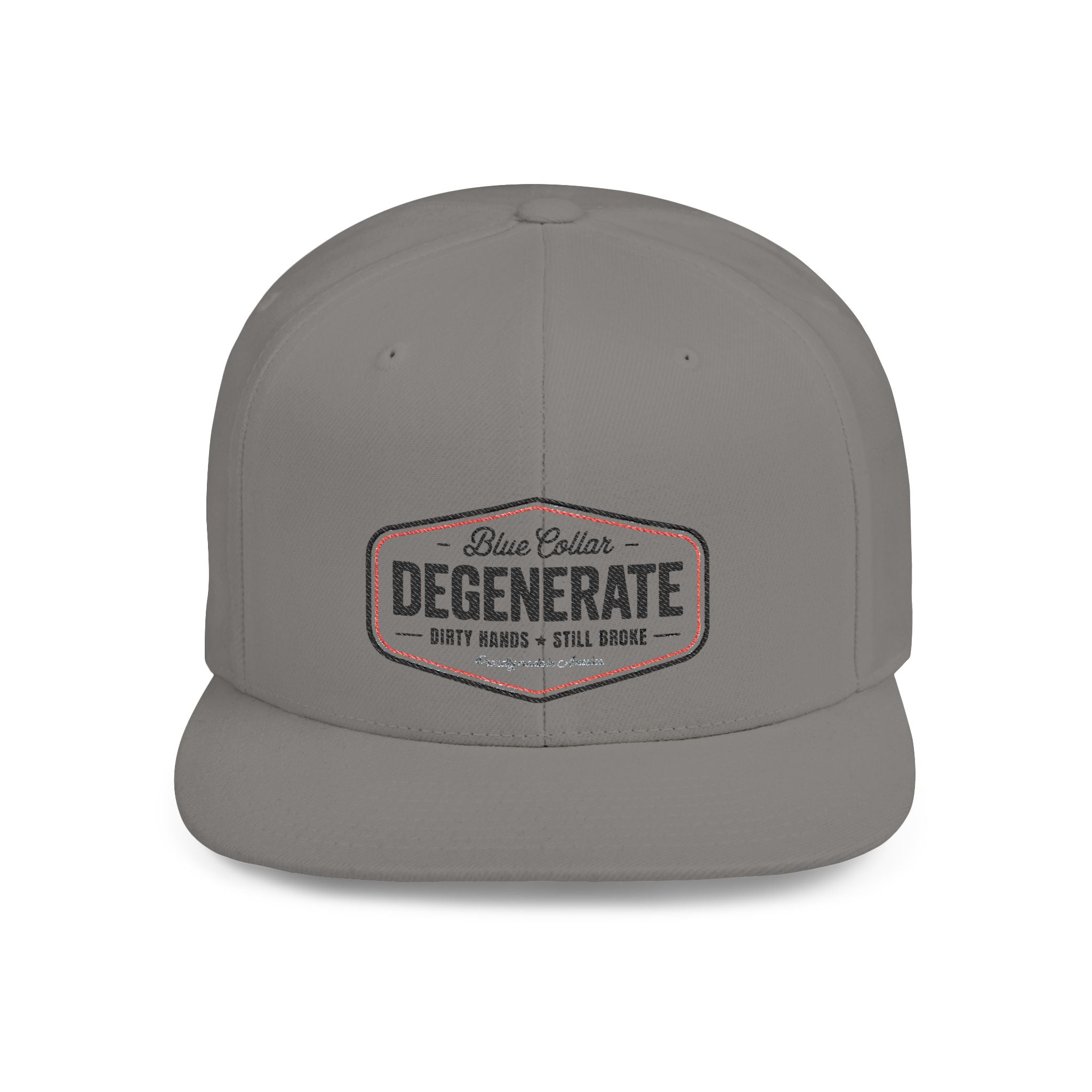 Snapback Hat — "Degenerate" Embroidered