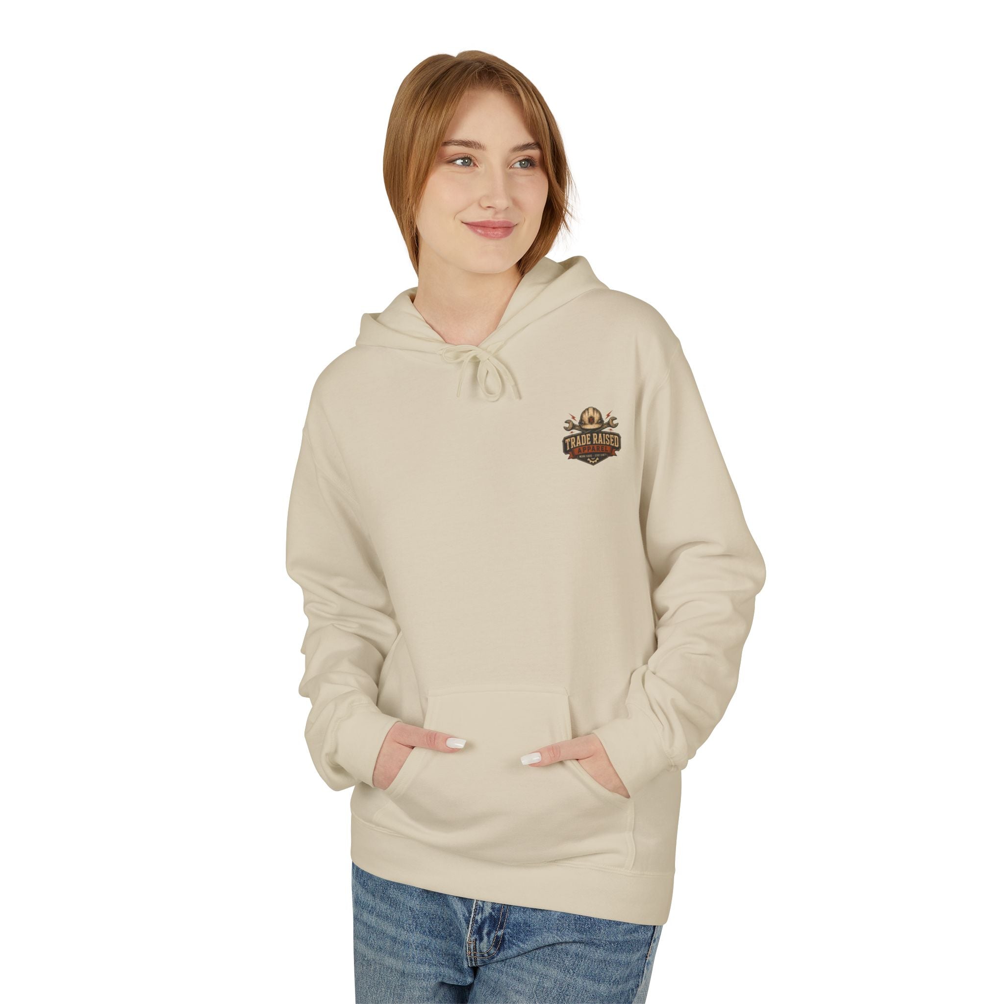 Somebody's Spoiled Blue Collar Wife Hoodie - Pink Retro Graphic Pullover