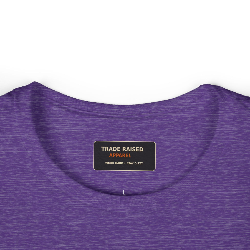 Blue Collar Mom Tee — Rustic Western Women's T‑Shirt ("Blue Collar Mom" Back Design)