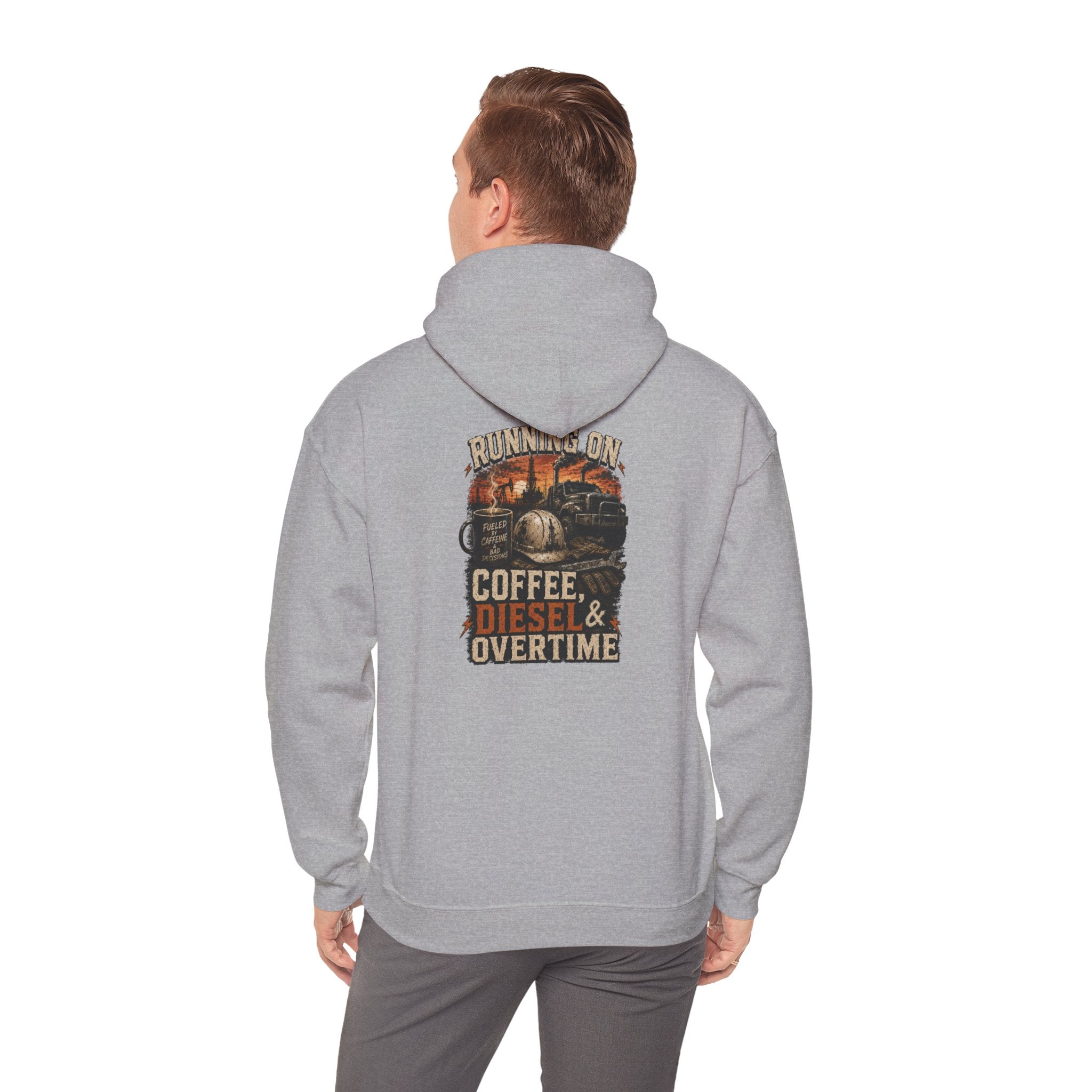 Coffee Diesel Overtime Hoodie